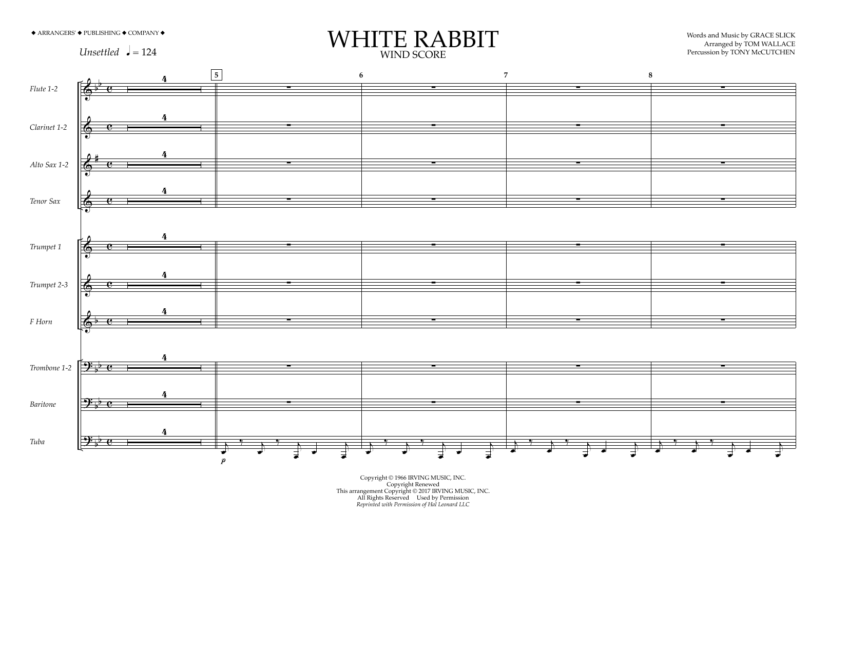 Product picture to: White Rabbit - Wind Score
