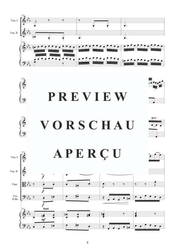 Produktgalerie: Seite 9 von 11 Cembalo Konzert Nr. 3 C-Moll, , Cembalo und Streichorchester