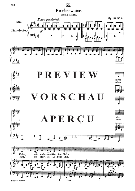 Product gallery: Page 2 of 5 Fischerweise D.881, , Medium Voice and Piano