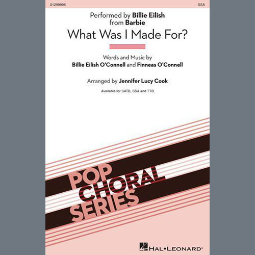 Product picture to: What Was I Made For? (from Barbie) (arr. Jennifer Lucy Cook)