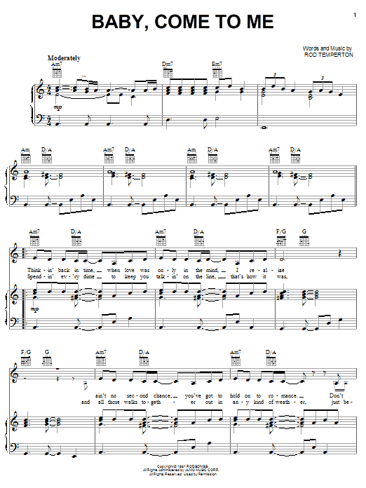 Produktbild zu: Baby, Come To Me
