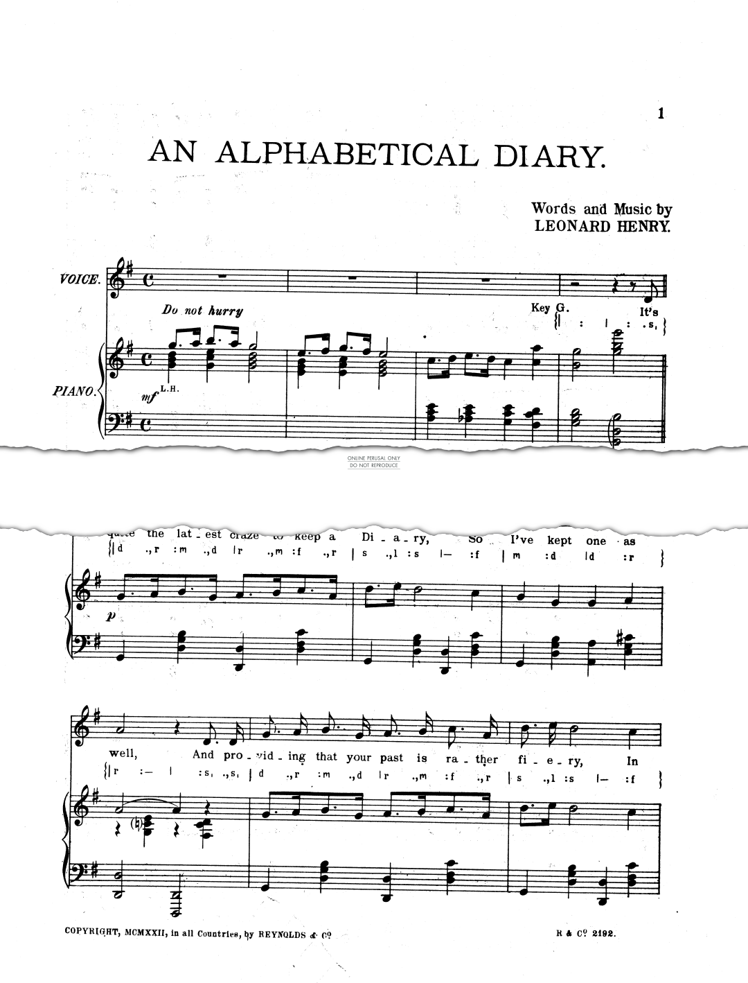 Product picture to: An Alphabetical Diary