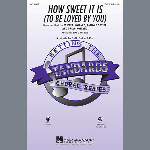 cover: How Sweet It Is (To Be Loved By You), Mark Brymer