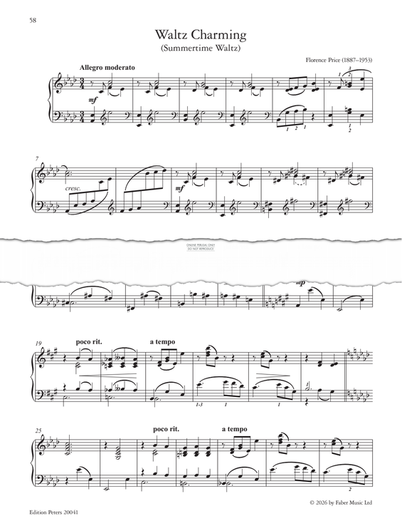 Produktgalerie: Seite 1 von 1 Waltz Charming, Florence Price