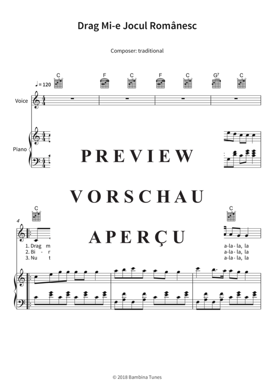 Produktbild zu: Drag Mi-e Jocul Românesctraditional