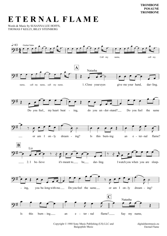 Product gallery: Page 1 of 4 Eternal Flame , Kitten, Atomic, (Posaune / Bariton)