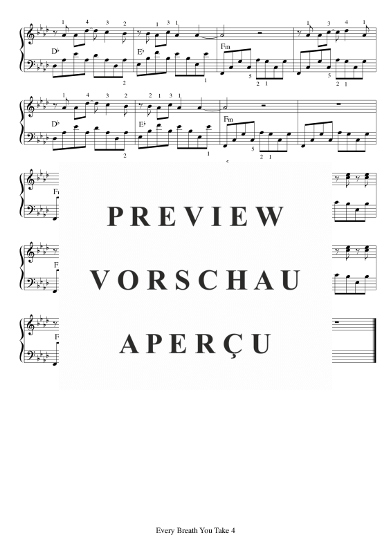 gallery: Every Breath You Take, maerchenkoenig, (Klavier Solo)