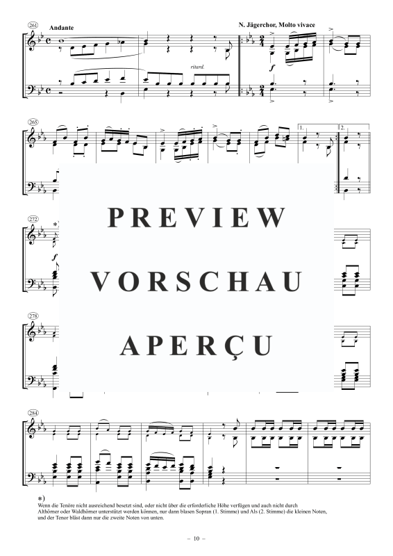 Produktgalerie: Seite 11 von 11 Potpourri aus C. M. v. Weber’s Oper Der Freischütz, , Posaunenchor