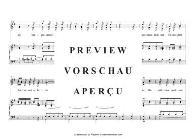Product gallery: Page 3 of 7 Maiglöckchen und die Blümelein , , Piano and Voice