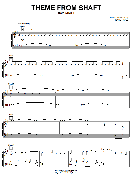 Produktbild zu: Theme from Shaft
