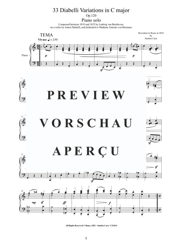 Produktgalerie: Seite 4 von 11 Six Variations in F major Op.34 for Piano, , Klavier Solo