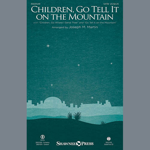 cover: Children, Go Tell It on the Mountain - Bb Trumpet 1, Joseph M. Martin, Chor