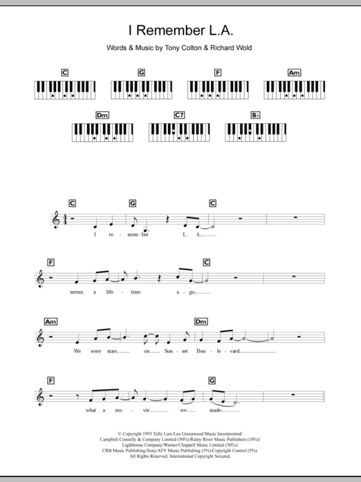 Produktbild zu: I Remember L.A.
