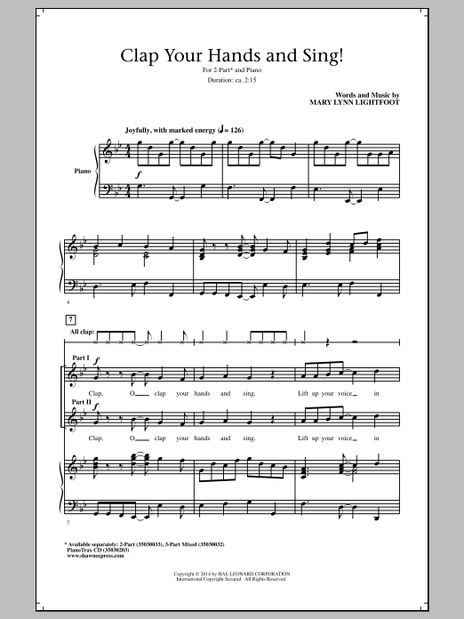 Produktbild zu: Clap Your Hands And Sing!