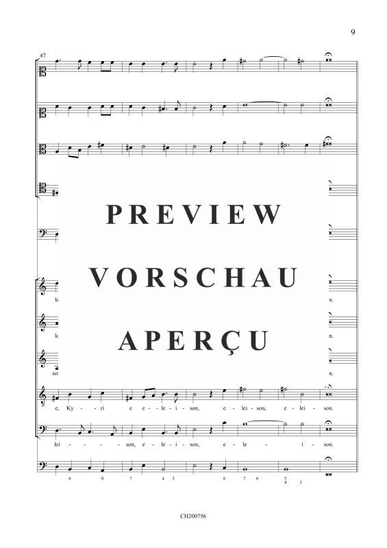 gallery: Missa à 10, , (Gemischtes Ensemble 5 Stimmen, 4 Violen, Fagott und Orgel)