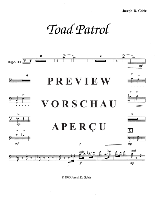 Product gallery: Page 14 of 20 Toad Patrol , , (Tuba Quartett EETT)