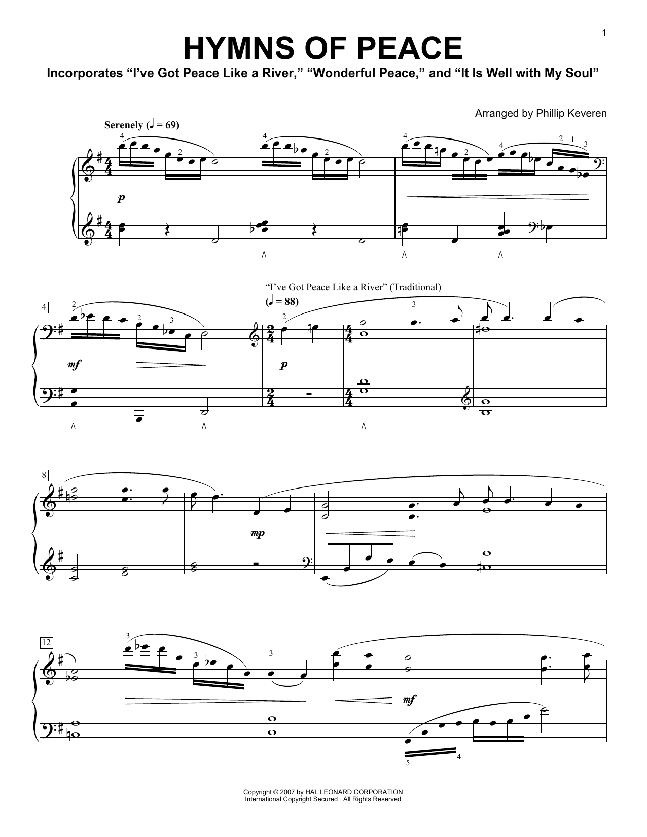 Produktbild zu: Hymns Of Peace