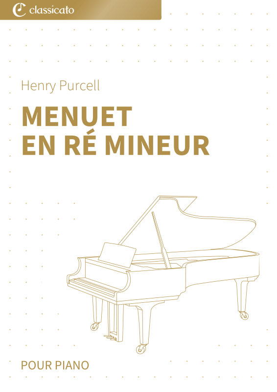 Produktbild zu: Menuet en ré mineur - Z. 592 - Une gracieuse miniature baroque pour piano facile