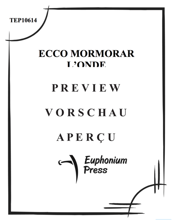 gallery: Ecco Mormorar l´onde , , (Tuba Quntett EETTT)