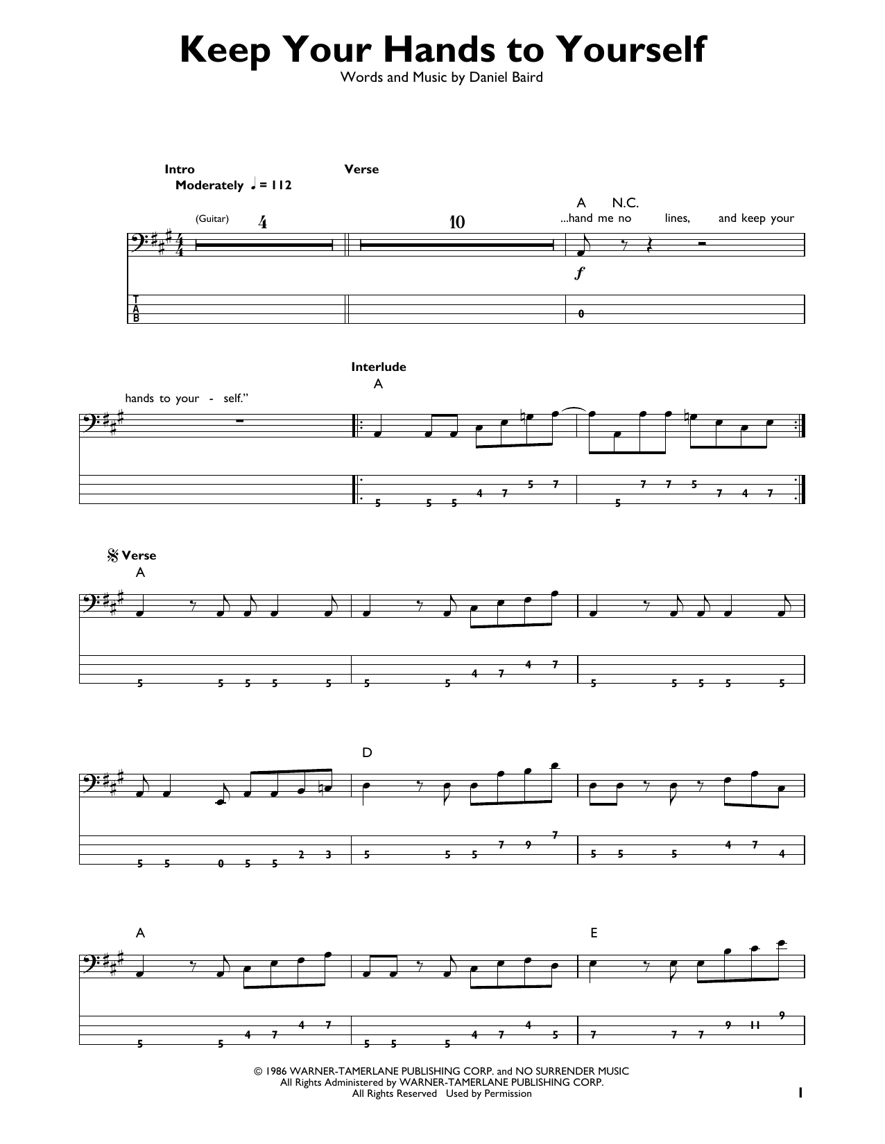 Produktbild zu: Keep Your Hands To Yourself