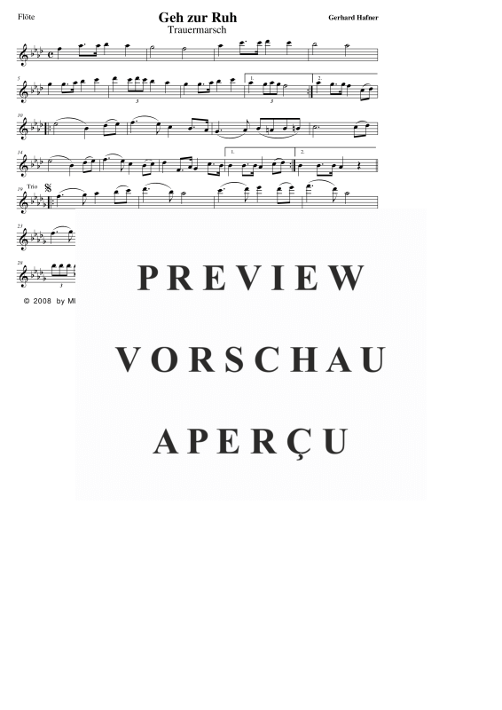 Product gallery: Page 5 of 11 Geh zur Ruh, , (large wind orchestra)