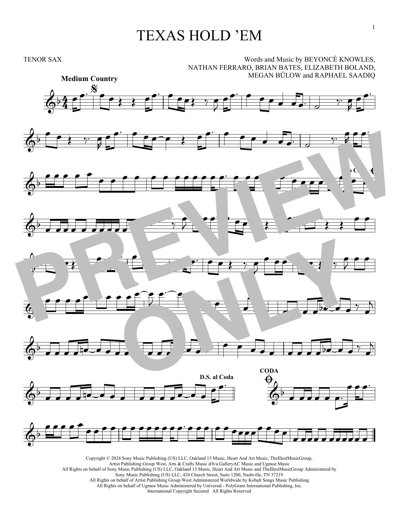 Product gallery: Page 1 of 1 Texas Hold 'Em, Beyoncé