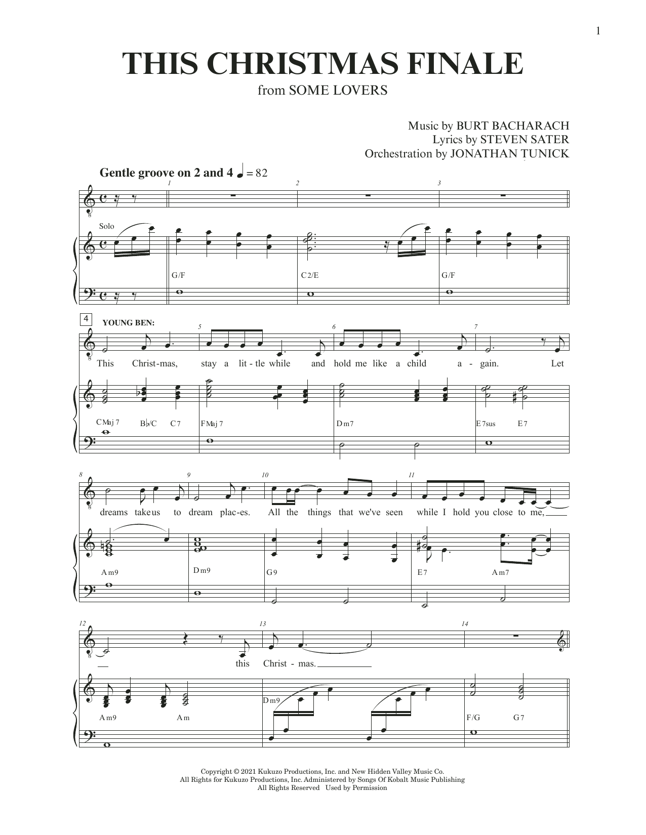 Produktbild zu: This Christmas Finale (from Some Lovers)