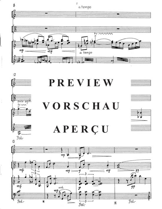 Product gallery: Page 6 of 21 Reverie , , (clarinet, viola and piano)