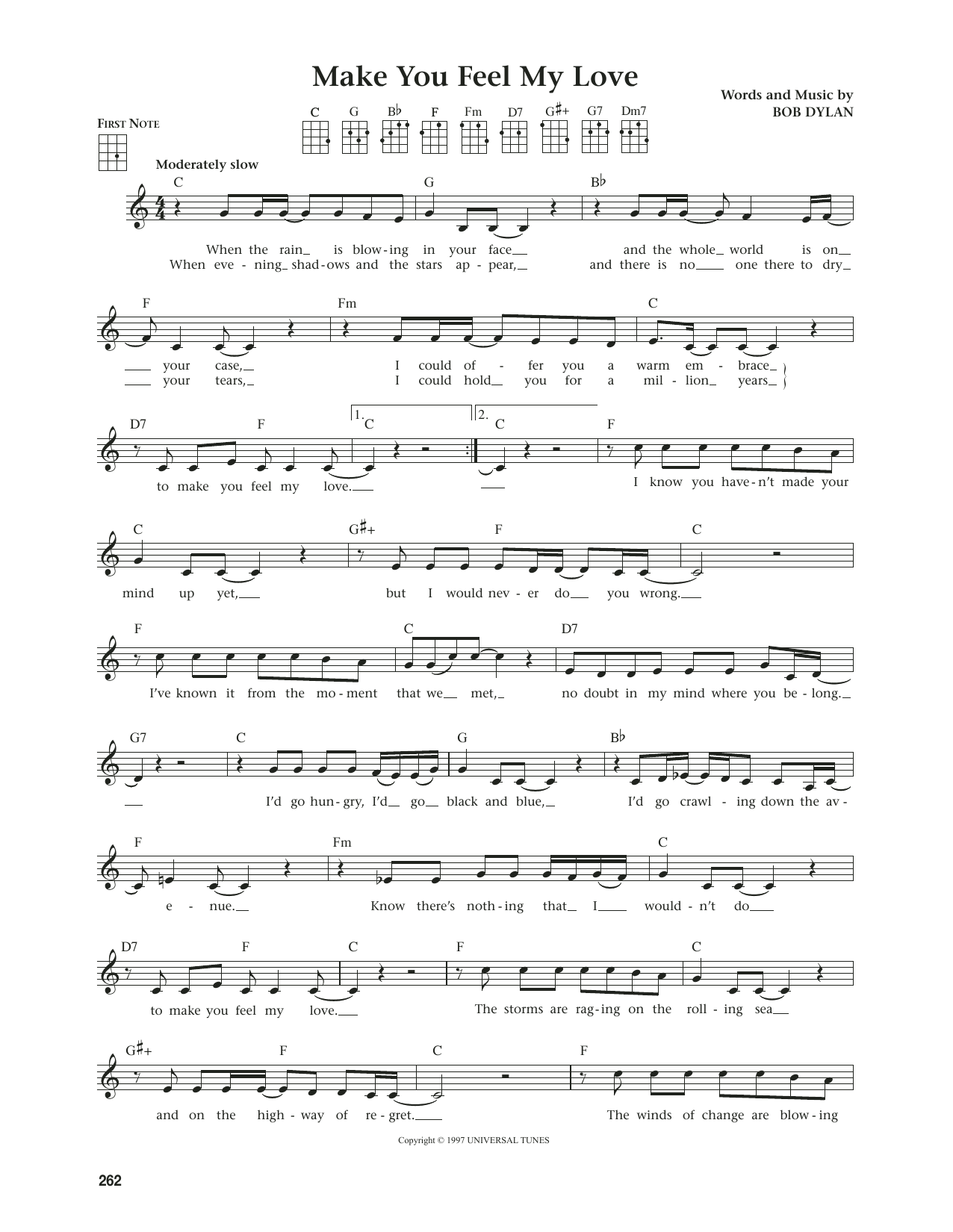 Produktgalerie: Seite 1 von 1 Make You Feel My Love (from The Daily Ukulele) (arr. Jim Beloff), Bob Dylan, Ukulele