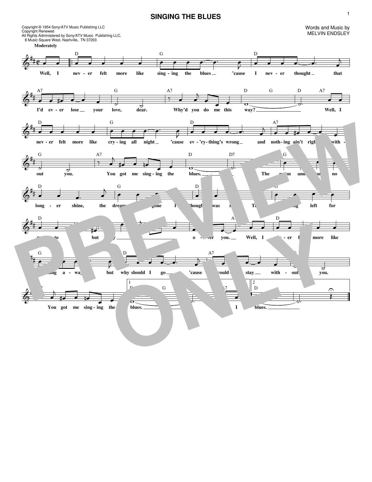 Produktbild zu: Singing The Blues