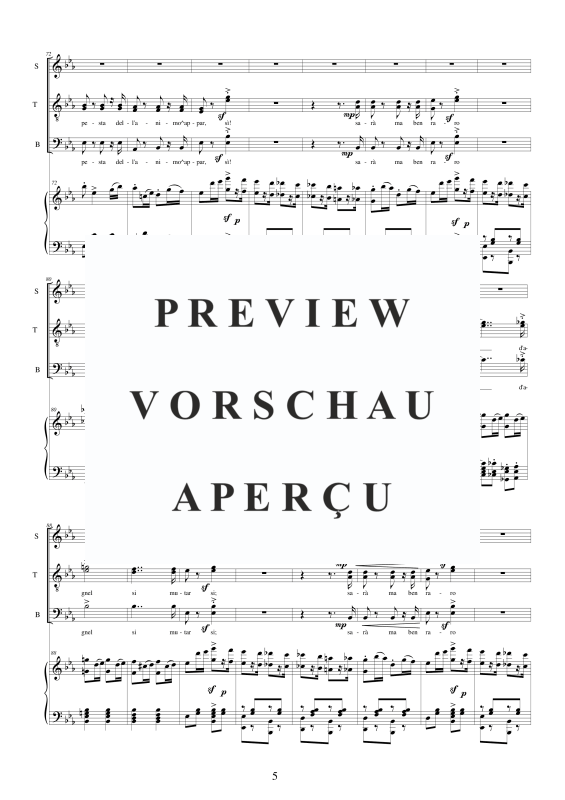 Produktgalerie: Seite 6 von 11 I Lombardi - (Act 1) Prelude-Introdution, , Gemischter Chor STB und Klavier
