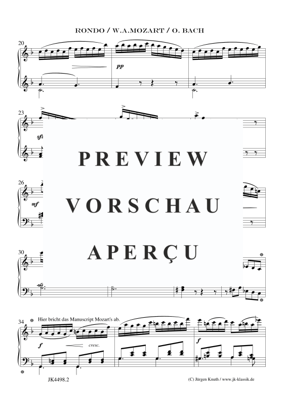 Produktgalerie: Seite 3 von 11 Rondo (Ohne KV), , Klavier Solo