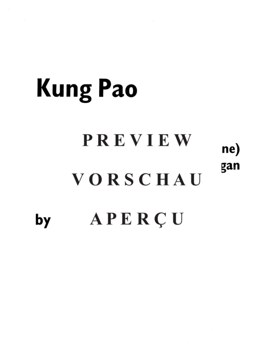 Product gallery: Page 3 of 21 Kung Pao , , (euphonium + organ)