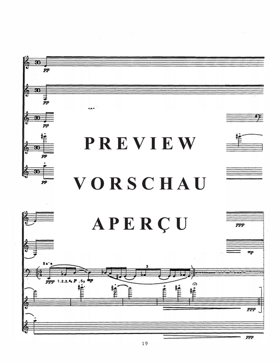 Product gallery: Page 21 of 21 Traces , , (flute, clarinet, bass clarinet, violin and cello)