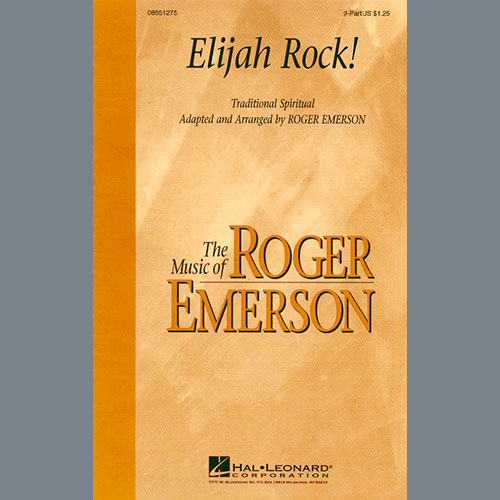 cover: Elijah Rock (arr. Roger Emerson), Traditional Spiritual, Chor