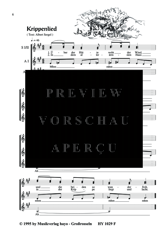 Product gallery: Page 7 of 11 Vier weihnachtliche Lieder, , (female choir SSAA)