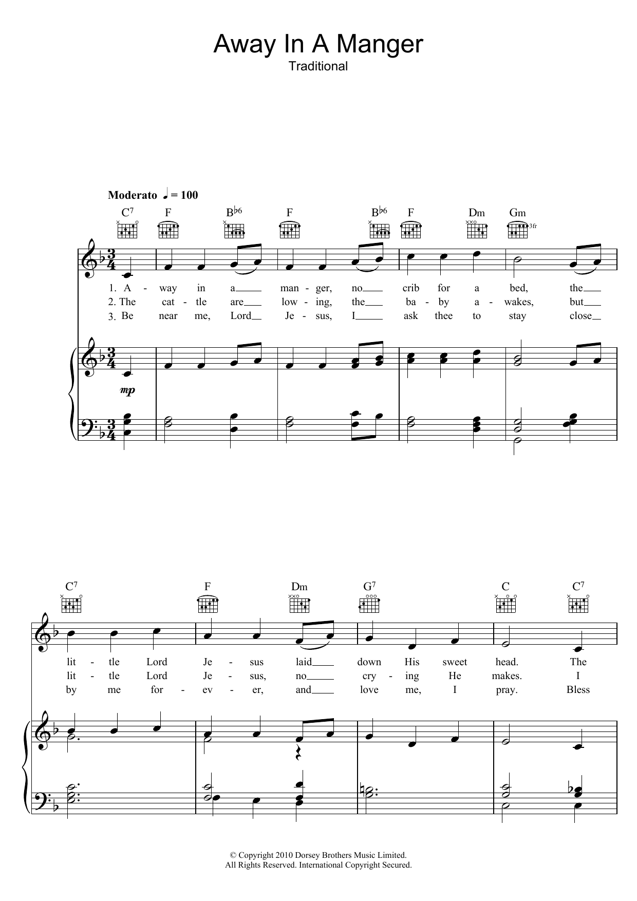 Produktbild zu: Away In A Manger