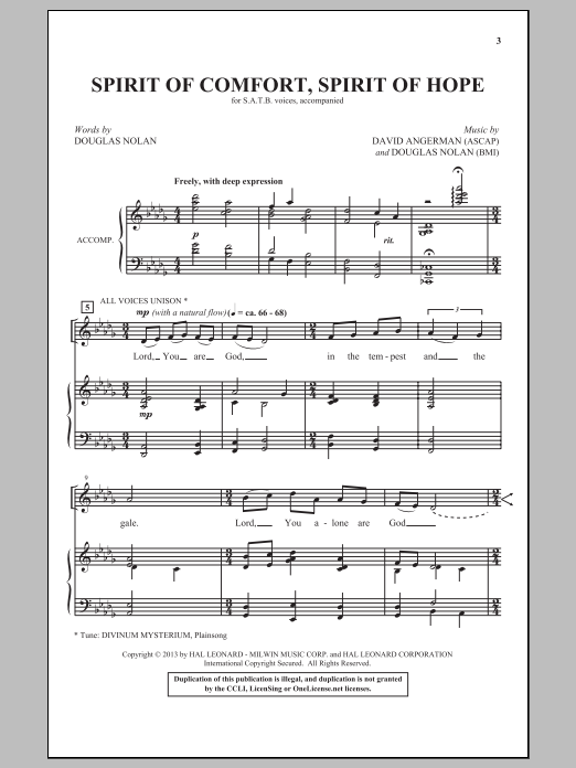 Produktbild zu: Spirit Of Comfort, Spirit Of Hope