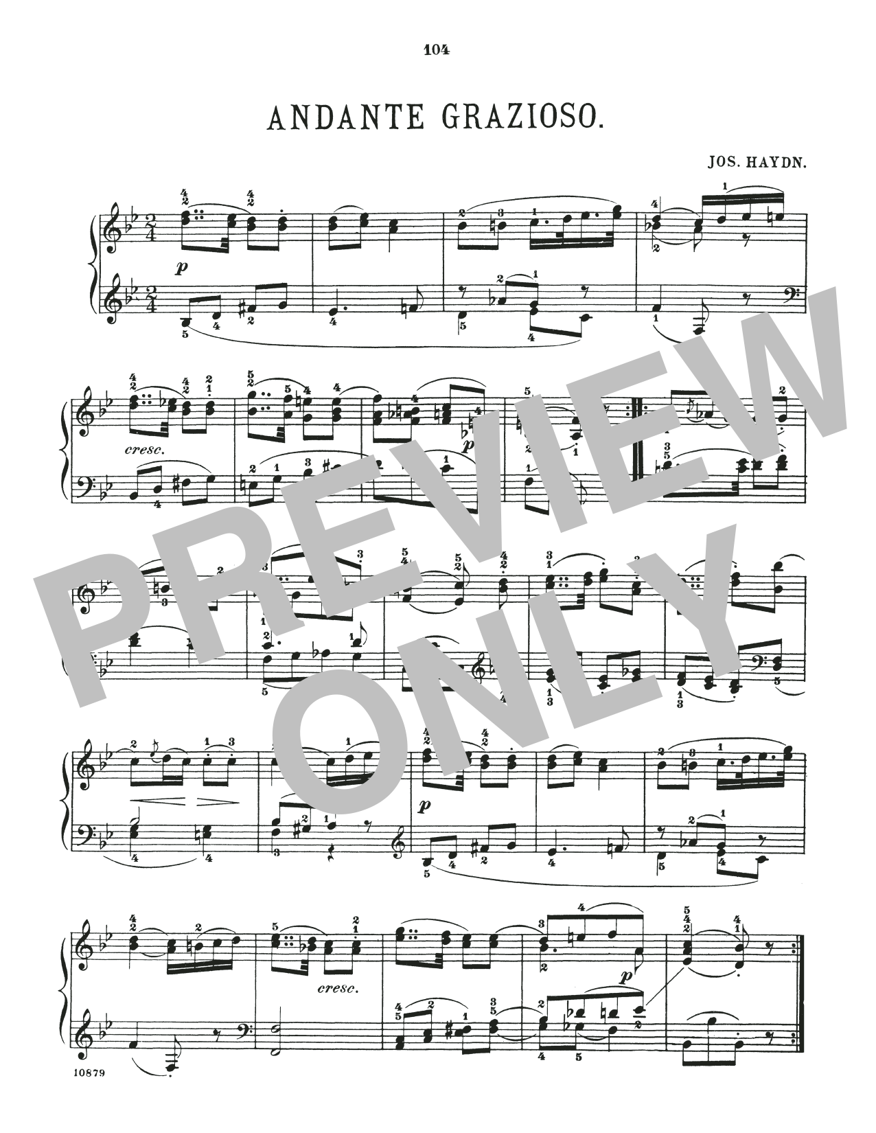 Product picture to: Andante Grazioso In B-Flat Major