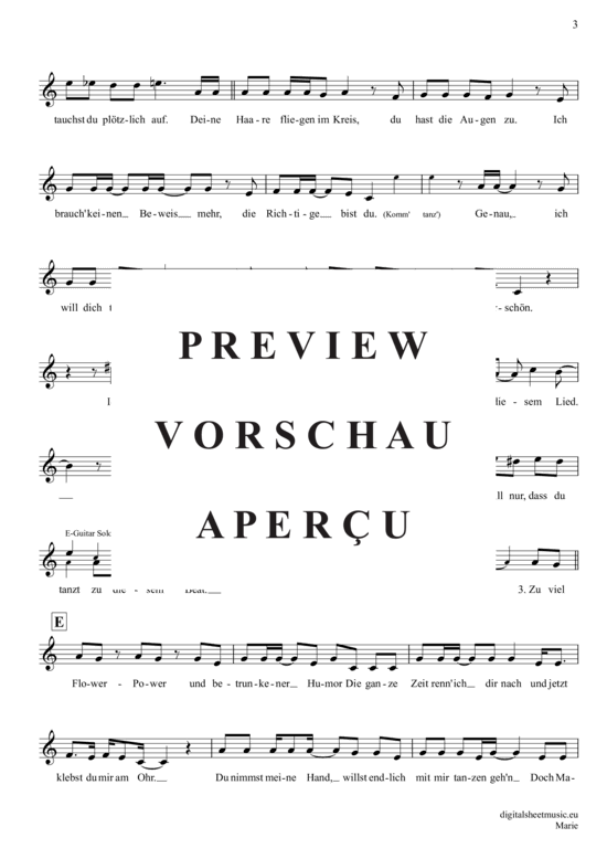 Produktgalerie: Seite 4 von 5 Marie , Alle Achtung, (Oboe)