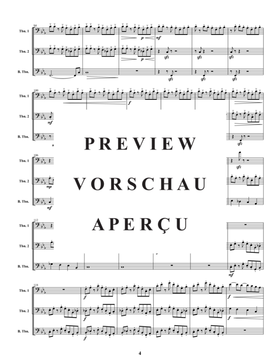 Product gallery: Page 5 of 21 A Hero's Legend , , (2x trombone, bass trombone)