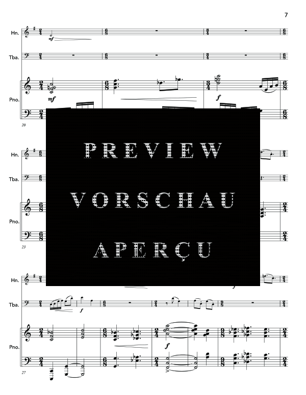 Produktgalerie: Seite 11 von 11 Faraway Nearby, , (Trio Horn in F, Tuba und Klavier)