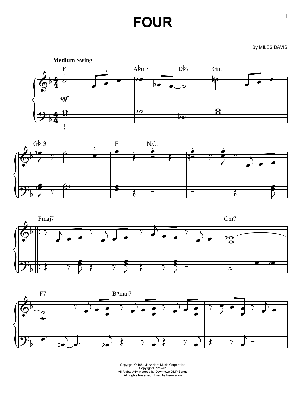 Produktgalerie: Seite 1 von 1 Four, John Coltrane, Klavier