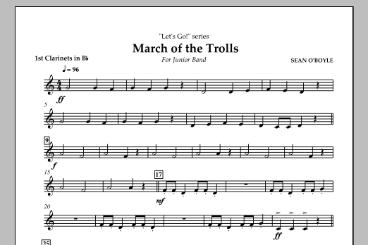 Produktgalerie: Seite 1 von 1 March of the Trolls - Bb Clarinet 1, , Ensemble