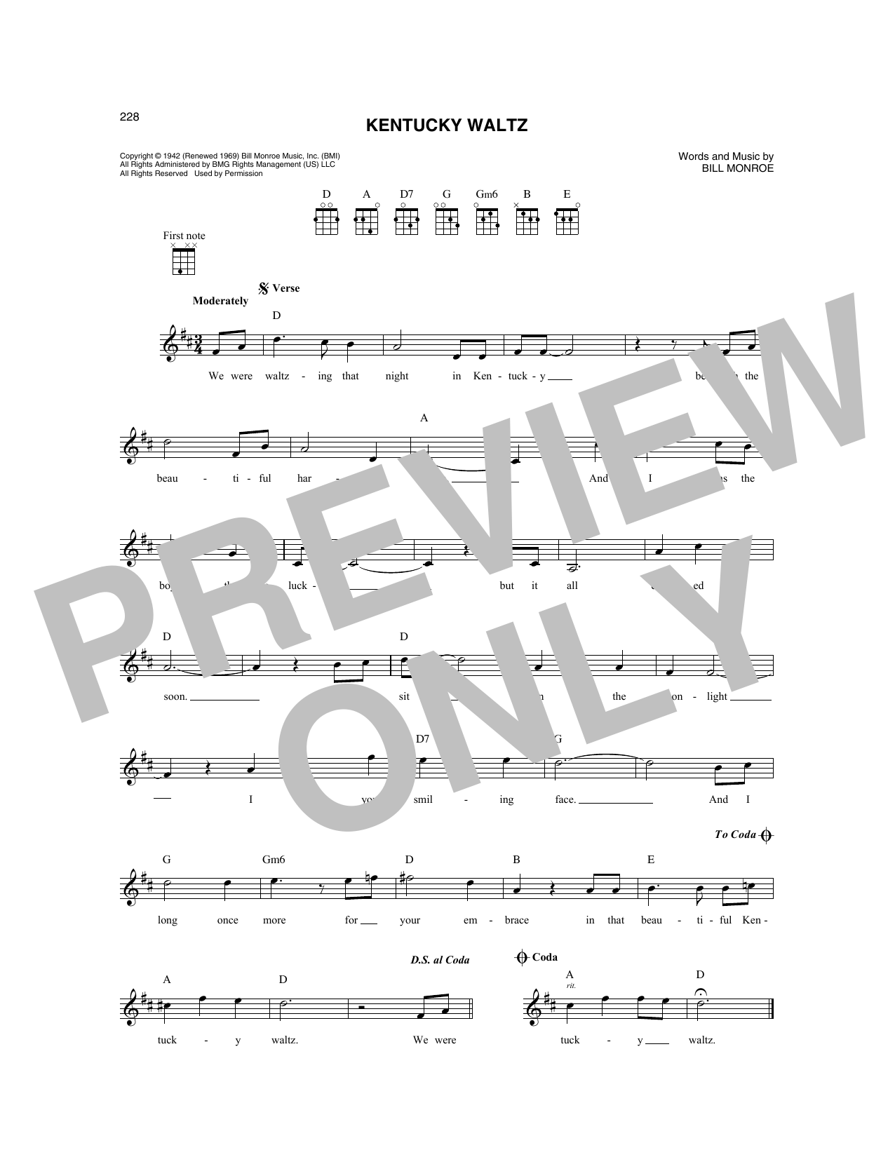Product picture to: Kentucky Waltz