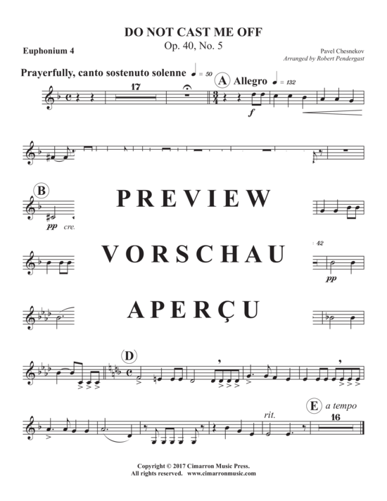Product gallery: Page 20 of 21 Do Not Cast Me Off , , (Tuba Ensemble)