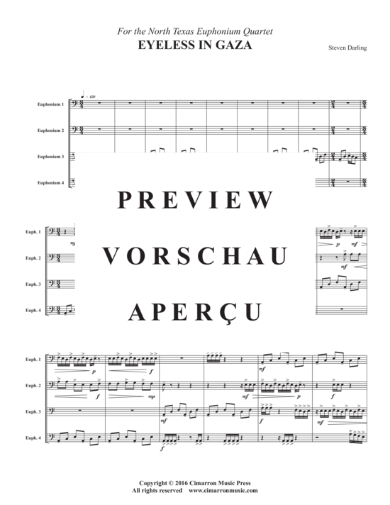 Product gallery: Page 3 of 21 Eyeless In Gaza , , (Euphonium/Tuba Quartet)