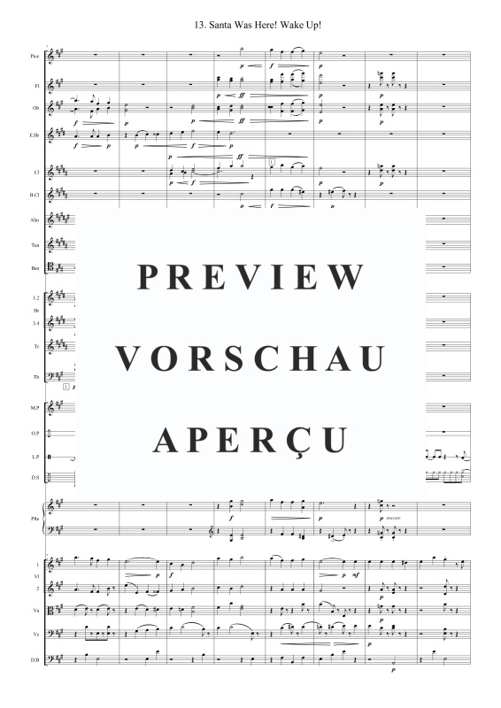 Produktgalerie: Seite 3 von 11 Santa Was Here! Wake Up!, , Sinfonie Orchester