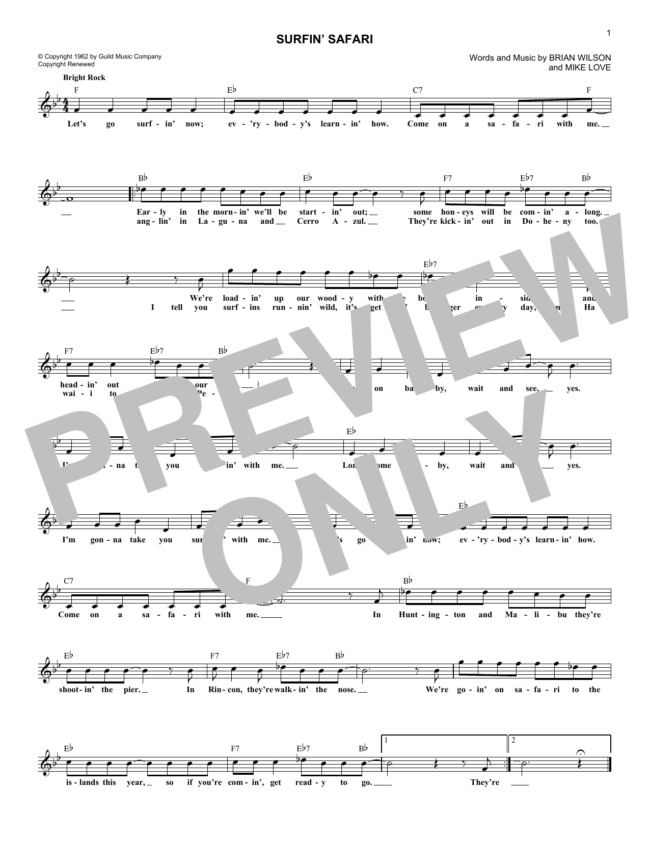 Produktbild zu: Surfin' Safari