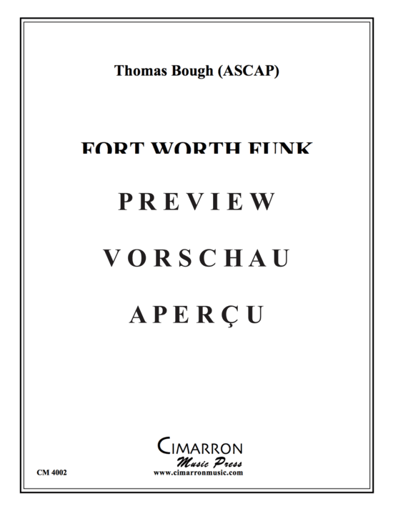 Product gallery: Page 2 of 19 Fort Worth Funk , , (Saxophone Quartet SATB)